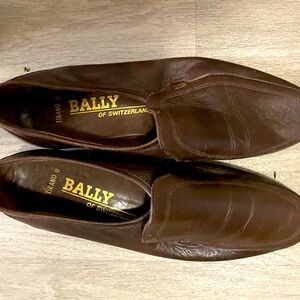 Bally Men's Brown Leather Loafers